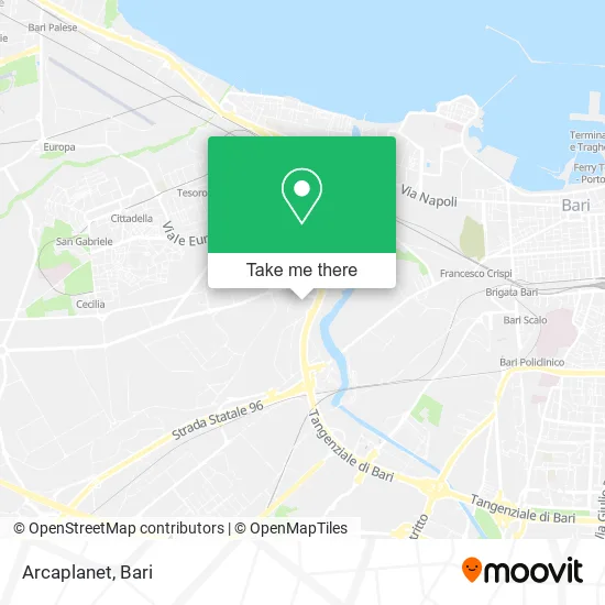 Arcaplanet map