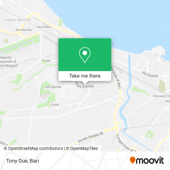 Tony Due map