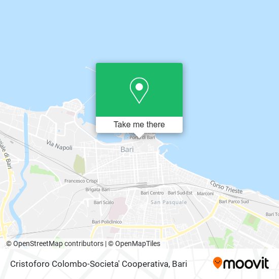Cristoforo Colombo-Societa' Cooperativa map