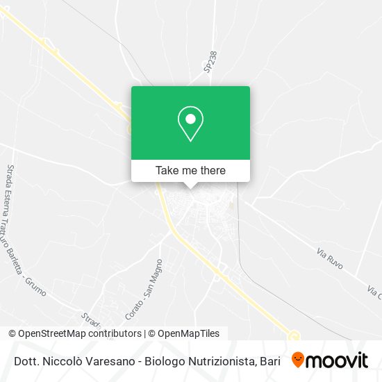 Dott. Niccolò Varesano - Biologo Nutrizionista map