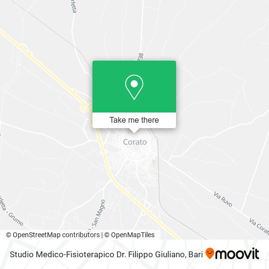 Studio Medico-Fisioterapico Dr. Filippo Giuliano map