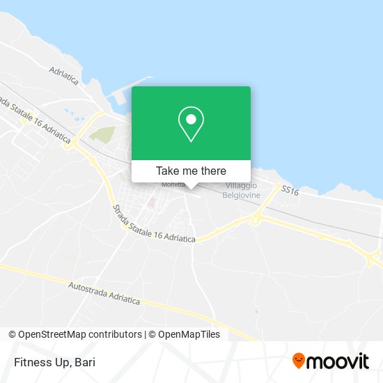 Fitness Up map