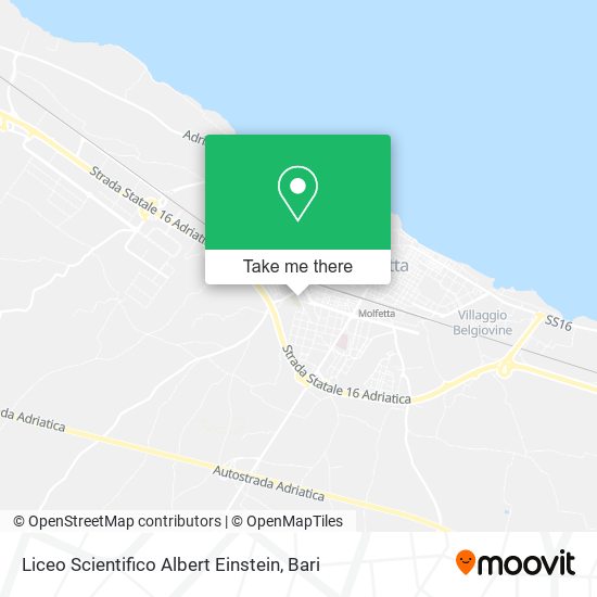 Liceo Scientifico Albert Einstein map