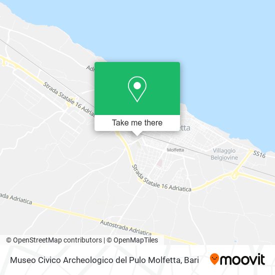 Museo Civico Archeologico del Pulo Molfetta map