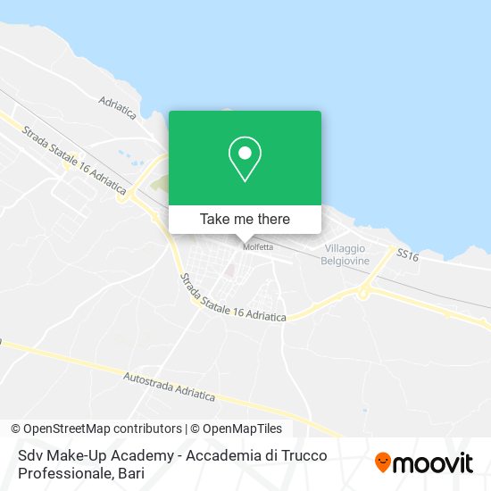 Sdv Make-Up Academy - Accademia di Trucco Professionale map