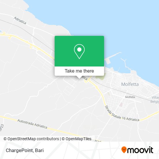 ChargePoint map