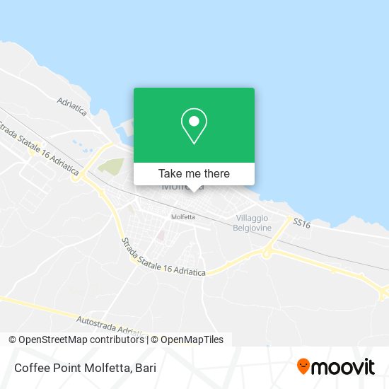 Coffee Point Molfetta map