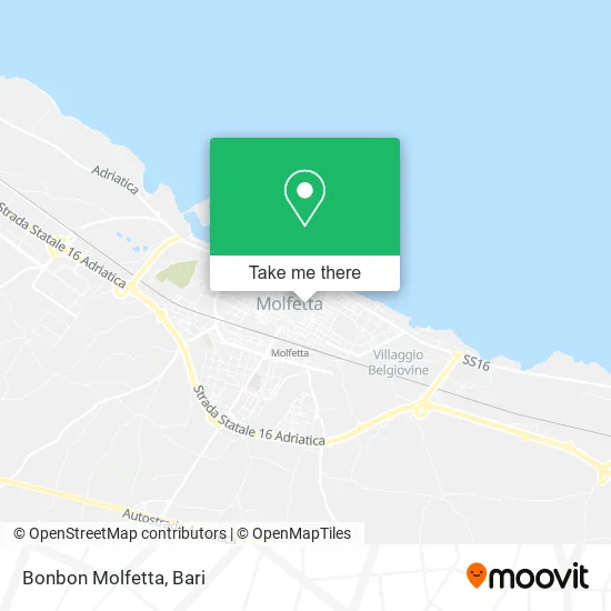 Bonbon Molfetta map