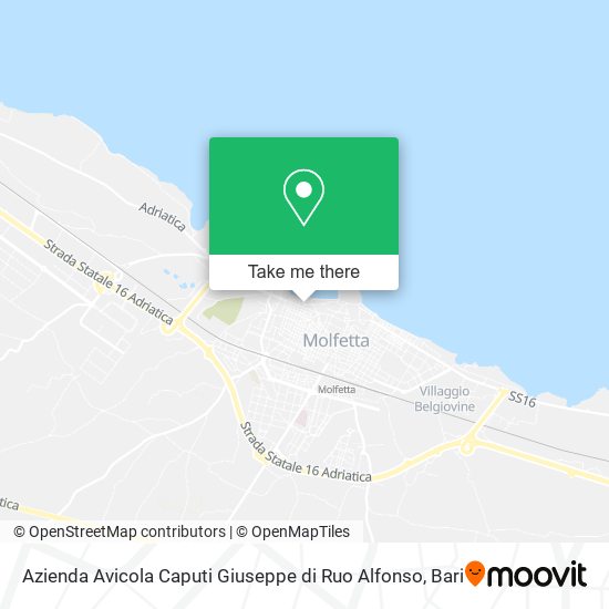 Azienda Avicola Caputi Giuseppe di Ruo Alfonso map