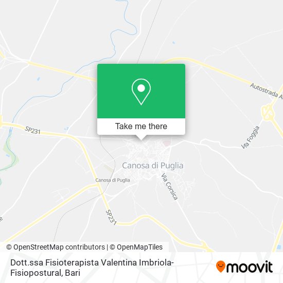 Dott.ssa Fisioterapista Valentina Imbriola-Fisiopostural map