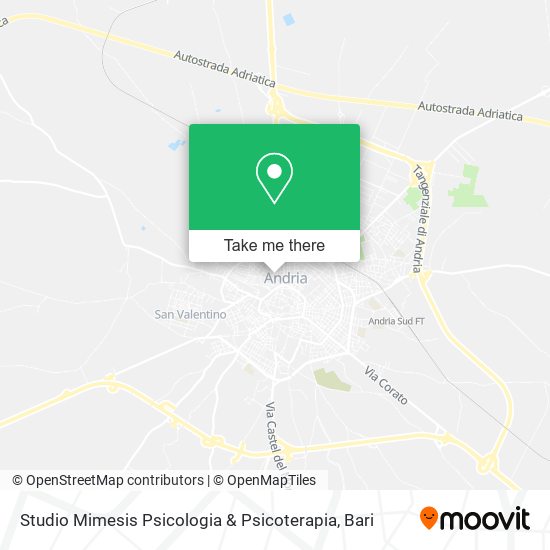 Studio Mimesis Psicologia & Psicoterapia map