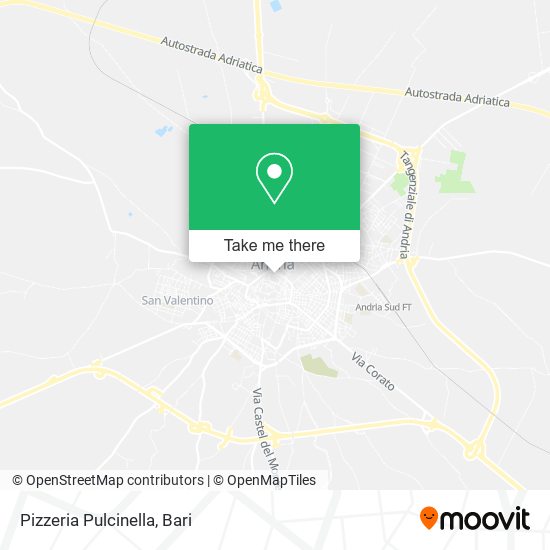 Pizzeria Pulcinella map