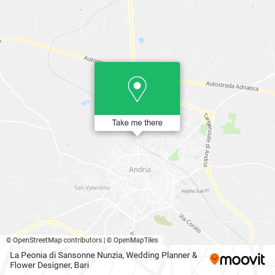 La Peonia di Sansonne Nunzia, Wedding Planner & Flower Designer map