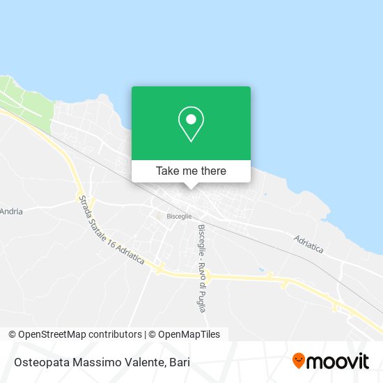 Osteopata Massimo Valente map