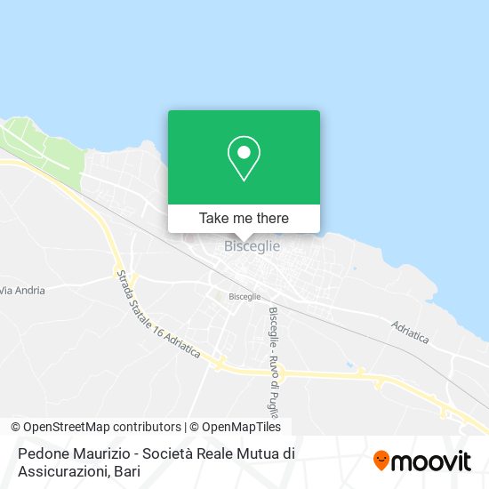 Pedone Maurizio - Società Reale Mutua di Assicurazioni map