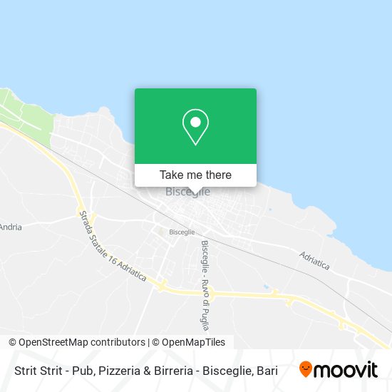 Strit Strit - Pub, Pizzeria & Birreria - Bisceglie map