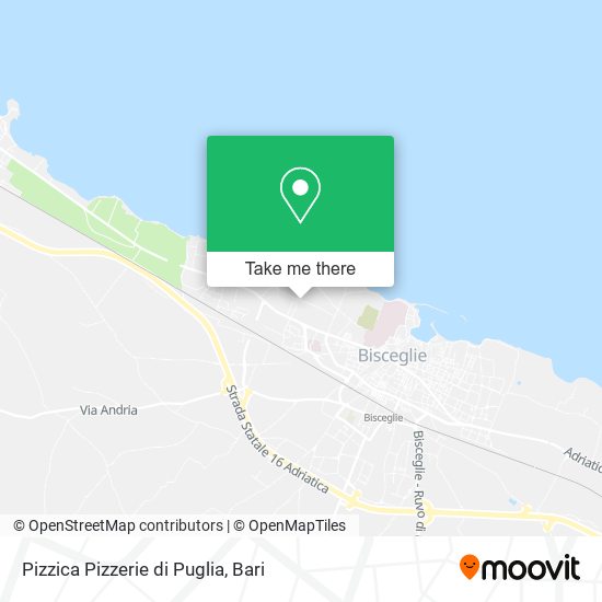Pizzica Pizzerie di Puglia map