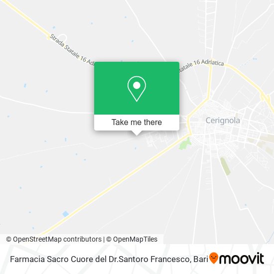 Farmacia Sacro Cuore del Dr.Santoro Francesco map