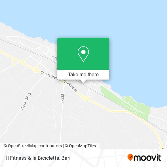 Il Fitness & la Bicicletta map