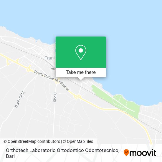 Orthotech Laboratorio Ortodontico Odontotecnico map