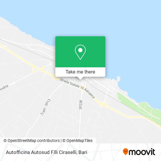 Autofficina Autosud F.lli Ciraselli map