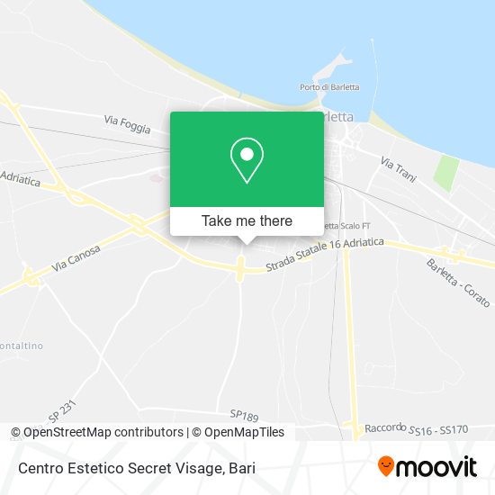 Centro Estetico Secret Visage map