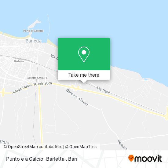 Punto e a Calcio -Barletta- map