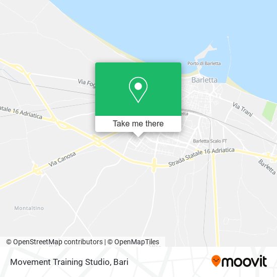 Movement Training Studio map