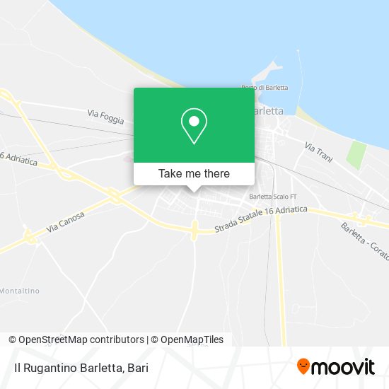 Il Rugantino Barletta map