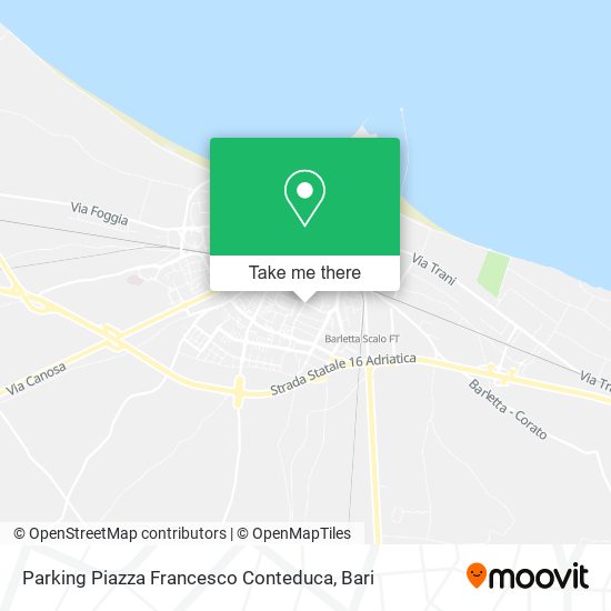 Parking Piazza Francesco Conteduca map