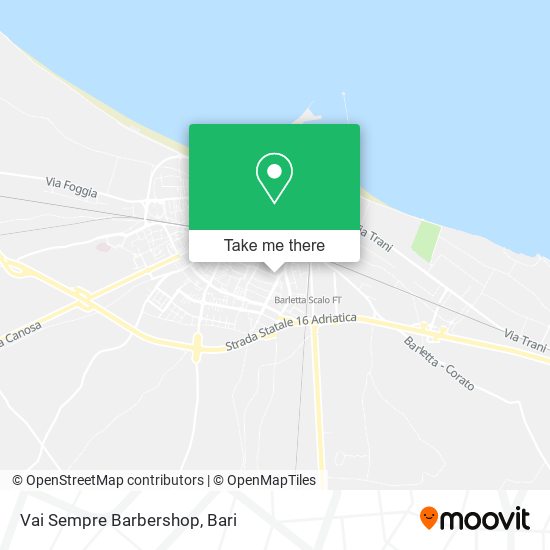 Vai Sempre Barbershop map