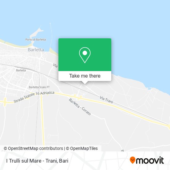 I Trulli sul Mare - Trani map