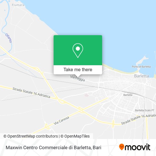 Maxwin Centro Commerciale di Barletta map