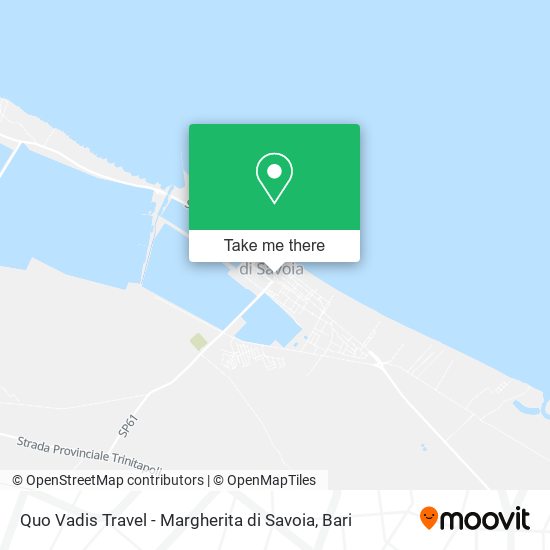 Quo Vadis Travel - Margherita di Savoia map