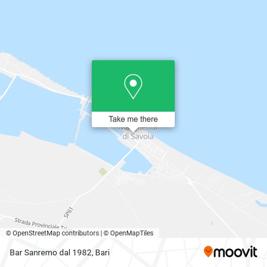 Bar Sanremo dal 1982 map