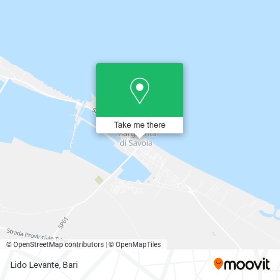 Lido Levante map