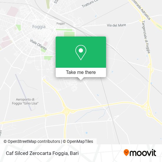 Caf Silced Zerocarta Foggia map