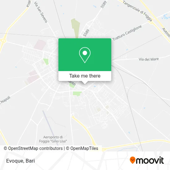 Evoque map