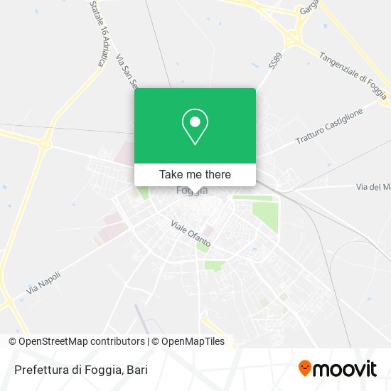 Prefettura di Foggia map