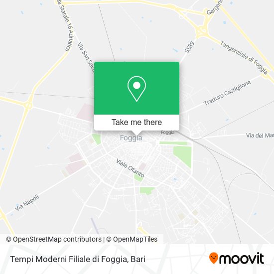 Tempi Moderni Filiale di Foggia map