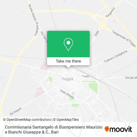 Commiionaria Santangelo di Buonpensiero Maurizio e Bianchi Giuseppe & C. map