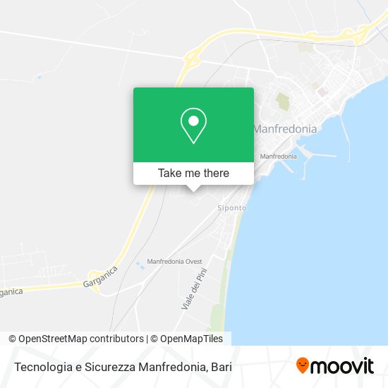 Tecnologia e Sicurezza Manfredonia map
