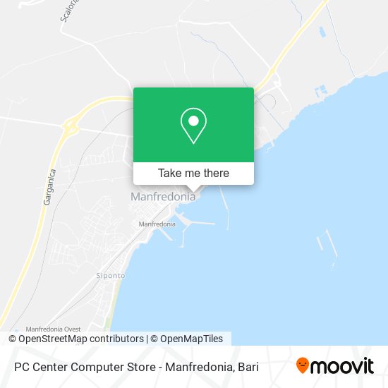 PC Center Computer Store - Manfredonia map