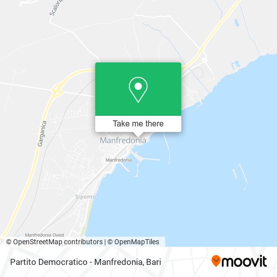 Partito Democratico - Manfredonia map