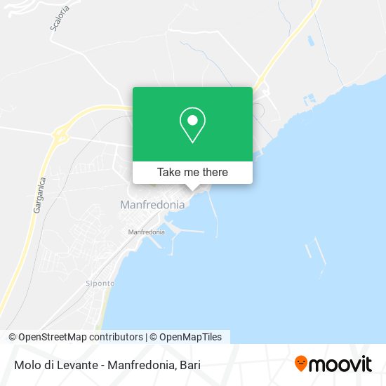 Molo di Levante - Manfredonia map