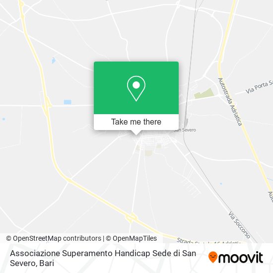 Associazione Superamento Handicap Sede di San Severo map