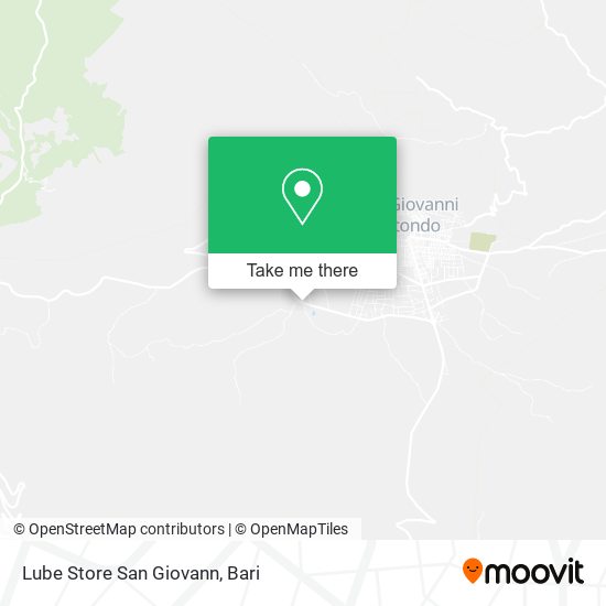 Lube Store San Giovann map