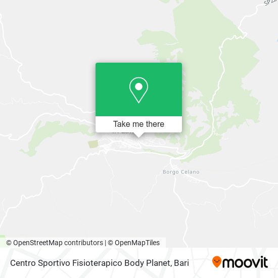 Centro Sportivo Fisioterapico Body Planet map