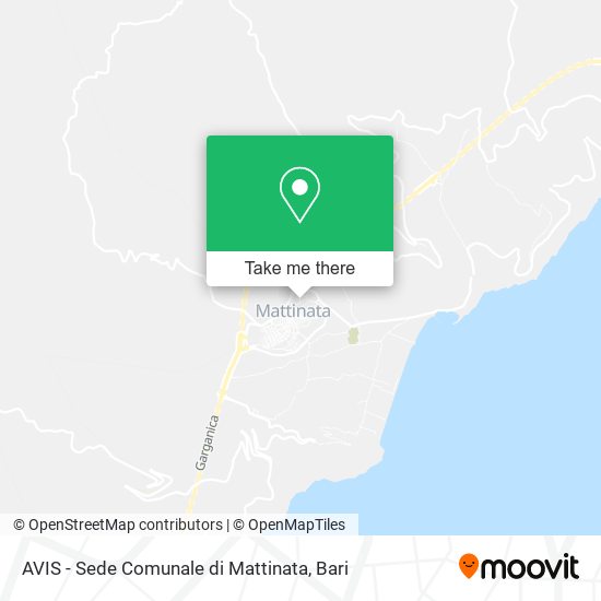 AVIS - Sede Comunale di Mattinata map