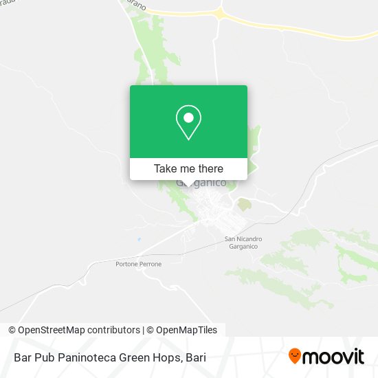 Bar Pub Paninoteca Green Hops map